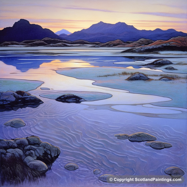 Painting - Silver Sands of Morar - Scottish Beaches