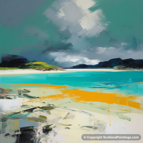 Painting - Silver Sands of Morar - Scottish Beaches