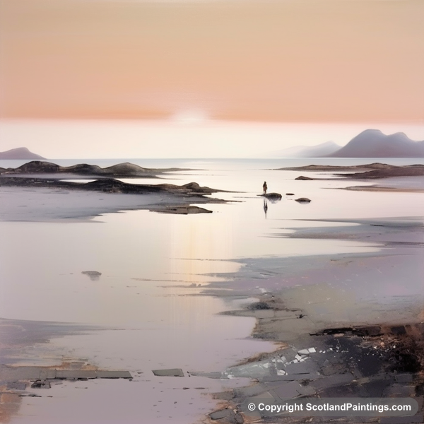 Painting - Silver Sands of Morar - Scottish Beaches