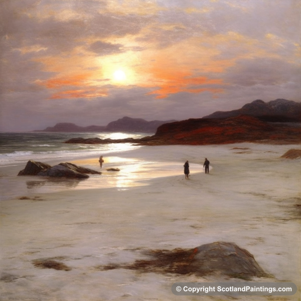 Painting - Silver Sands of Morar - Scottish Beaches