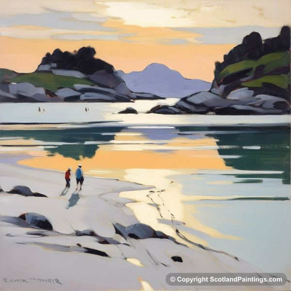 Painting - Silver Sands of Morar - Scottish Beaches