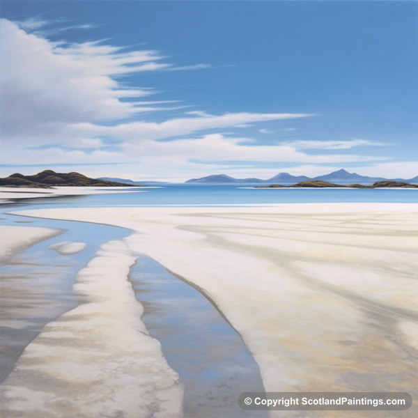 Painting - Silver Sands of Morar - Scottish Beaches