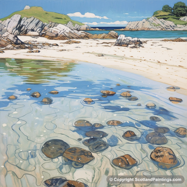 Painting - Silver Sands of Morar - Scottish Beaches