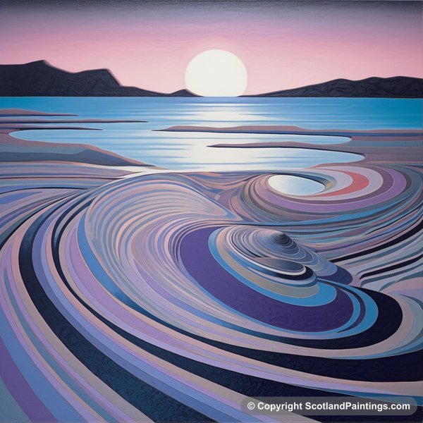 Painting - Silver Sands of Morar - Scottish Beaches