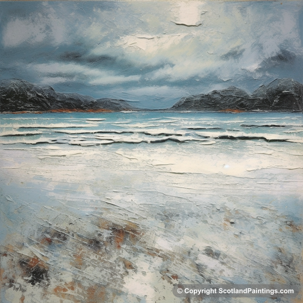 Painting - Silver Sands of Morar - Scottish Beaches