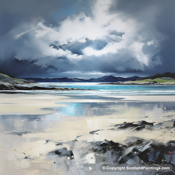 Painting - Silver Sands of Morar - Scottish Beaches