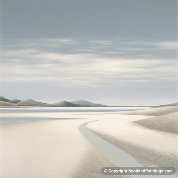 Painting - Silver Sands of Morar - Scottish Beaches