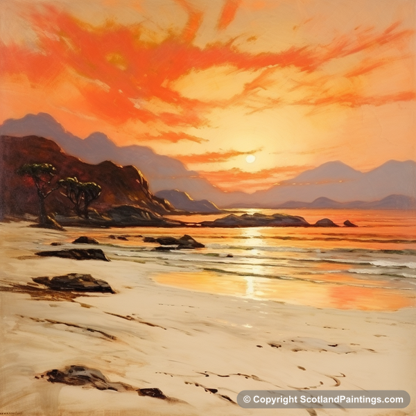 Painting - Silver Sands of Morar - Scottish Beaches