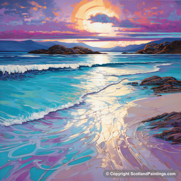 Painting - Silver Sands of Morar - Scottish Beaches