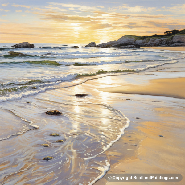 Painting - Silver Sands of Morar - Scottish Beaches