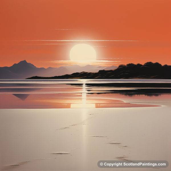 Painting - Silver Sands of Morar - Scottish Beaches