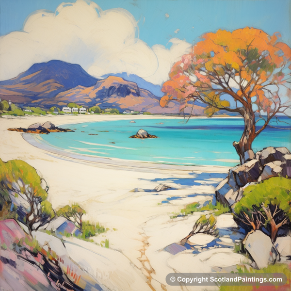 Painting - Silver Sands of Morar - Scottish Beaches