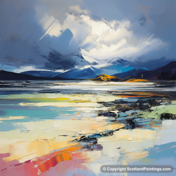 Painting - Silver Sands of Morar - Scottish Beaches