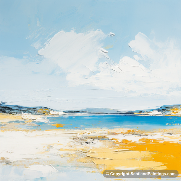 Painting - Silver Sands of Morar - Scottish Beaches