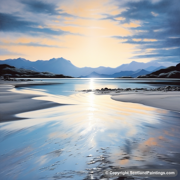 Painting - Silver Sands of Morar - Scottish Beaches