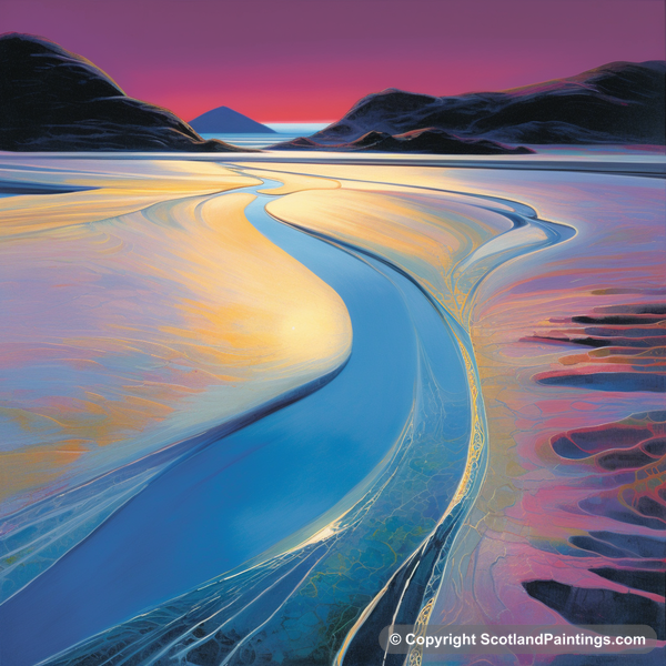 Painting - Silver Sands of Morar - Scottish Beaches