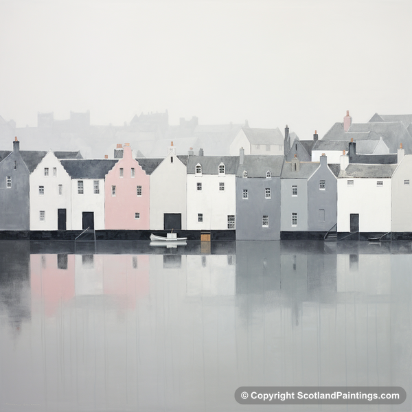 Painting - Portree Harbour - Scottish Harbours