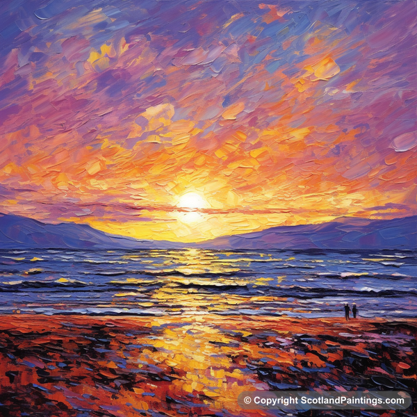 Painting - Nairn Beach - Scottish Beaches