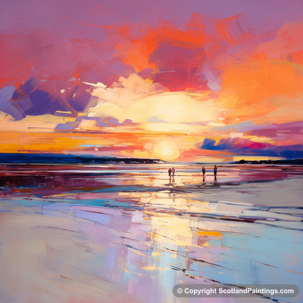 Painting - Nairn Beach - Scottish Beaches