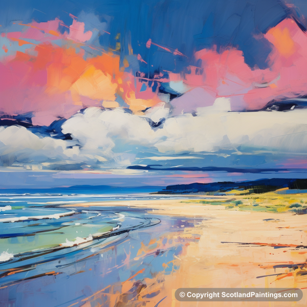 Painting - Nairn Beach - Scottish Beaches