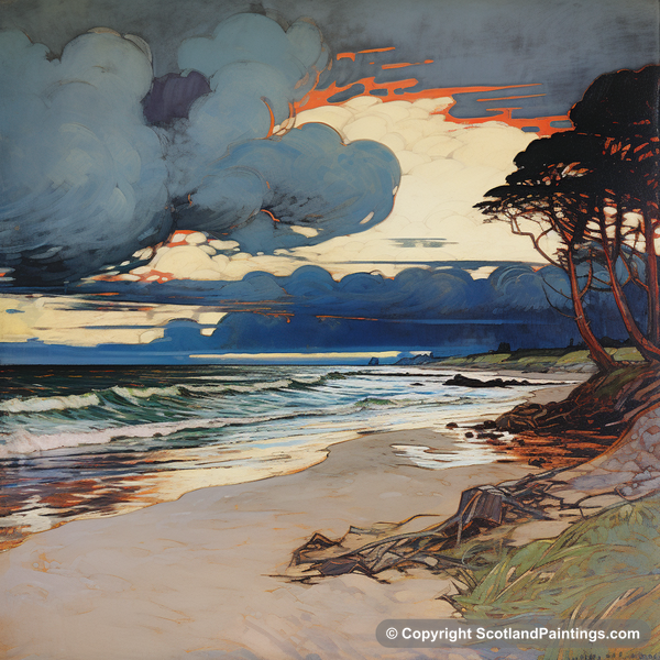 Painting - Nairn Beach - Scottish Beaches