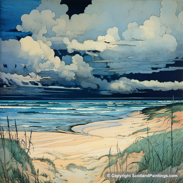 Painting - Nairn Beach - Scottish Beaches