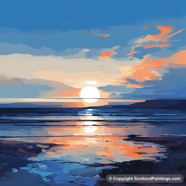 Painting - Nairn Beach - Scottish Beaches