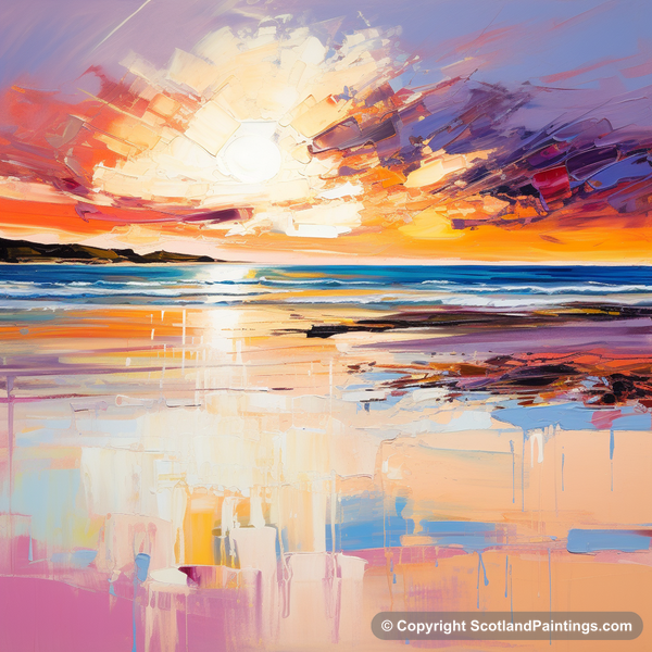 Painting - Nairn Beach - Scottish Beaches