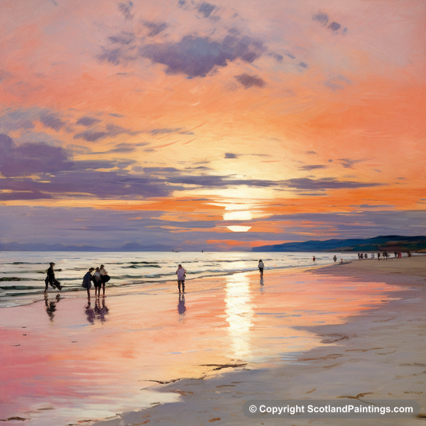 Painting - Nairn Beach - Scottish Beaches