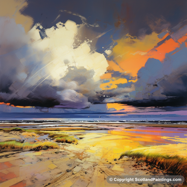 Painting - Nairn Beach - Scottish Beaches