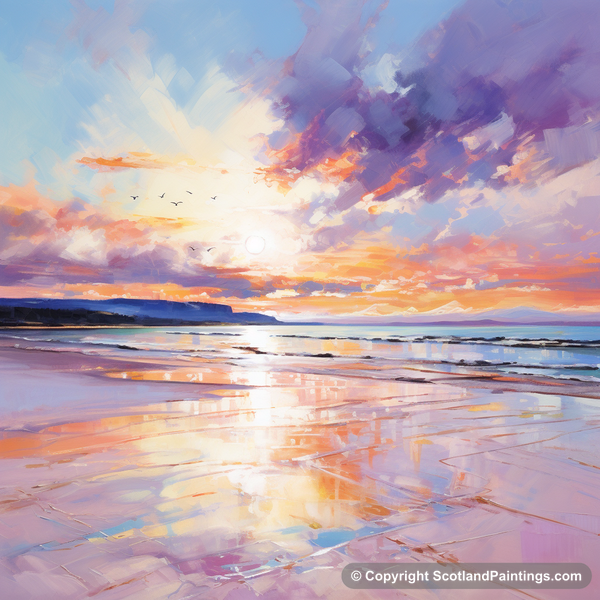 Painting - Nairn Beach - Scottish Beaches