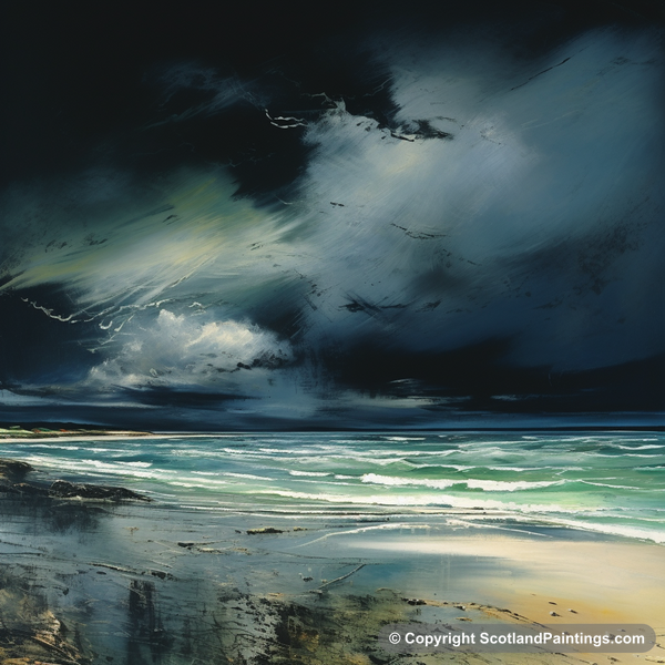 Painting - Nairn Beach - Scottish Beaches