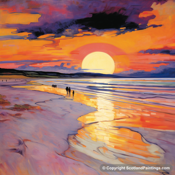 Painting - Nairn Beach - Scottish Beaches