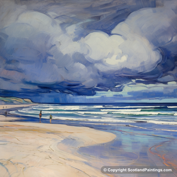 Painting - Nairn Beach - Scottish Beaches