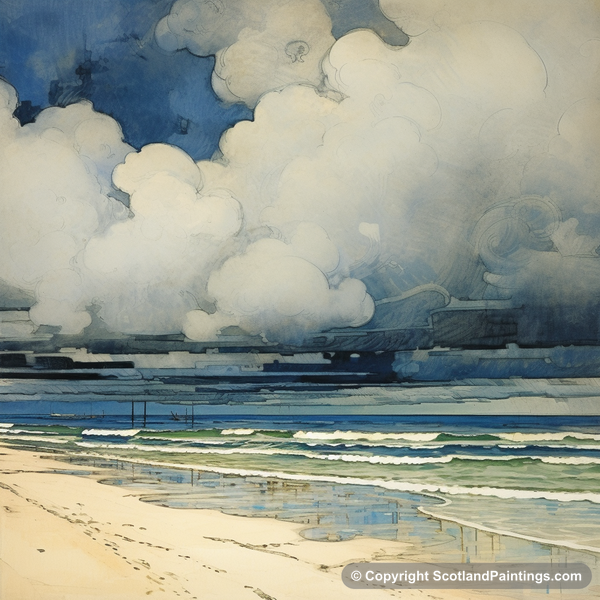 Painting - Nairn Beach - Scottish Beaches