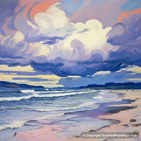 Painting - Nairn Beach - Scottish Beaches