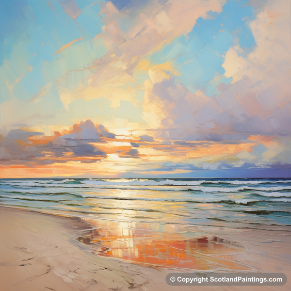 Painting - Nairn Beach - Scottish Beaches