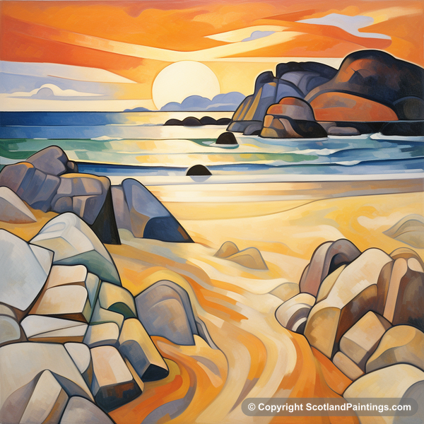 Painting - Mellon Udrigle Beach - Scottish Coves