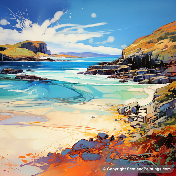 Painting - Calgary Bay - Scottish Beaches