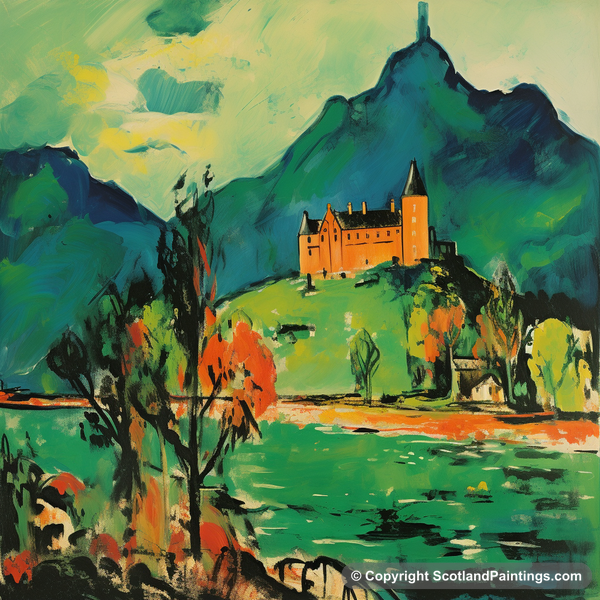 Painting - Brodick Castle - Scottish Castles