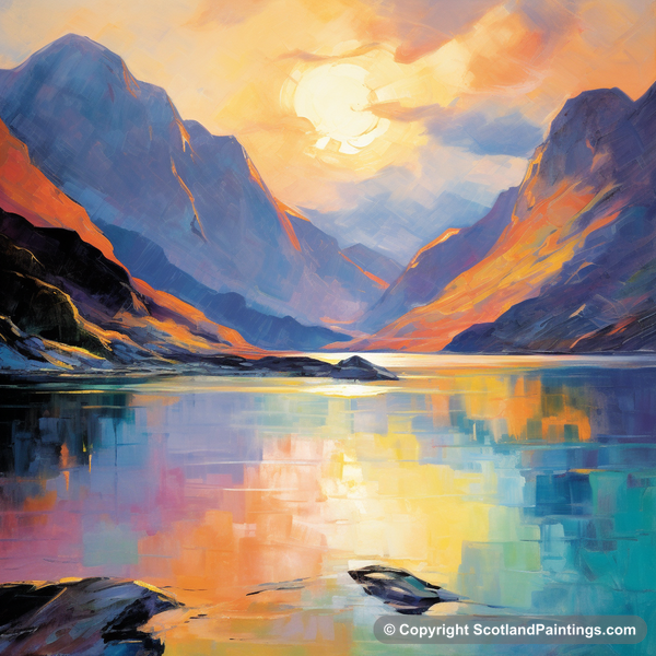 Painting - Loch Coruisk - Scottish Coves