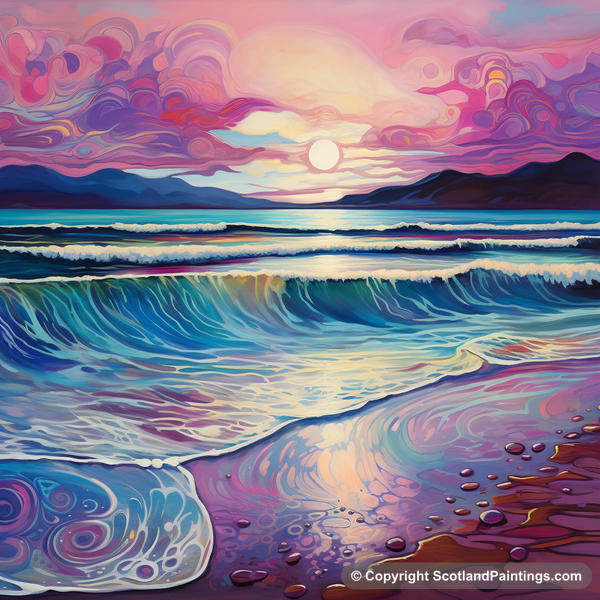 Painting - Luskentyre Beach - Scottish Beaches