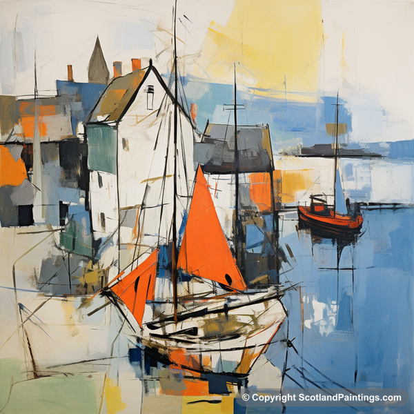 Painting - Tarbert - Scottish Villages