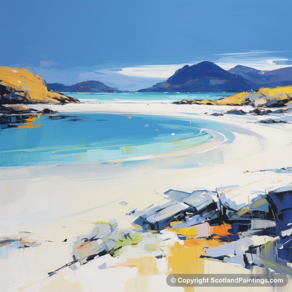 Painting - Calgary Bay - Scottish Beaches