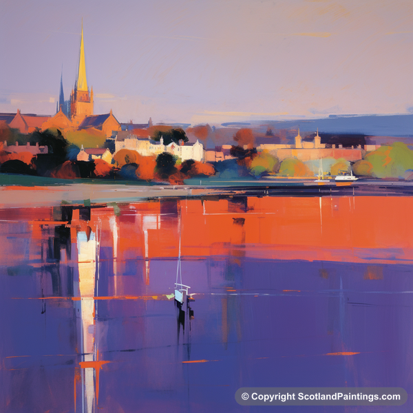 Painting - Perth - Scottish Cities