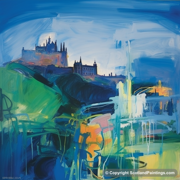 Painting - Edinburgh - Scottish Cities