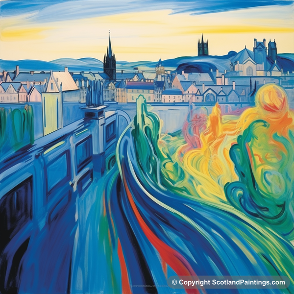 Painting - Edinburgh - Scottish Cities