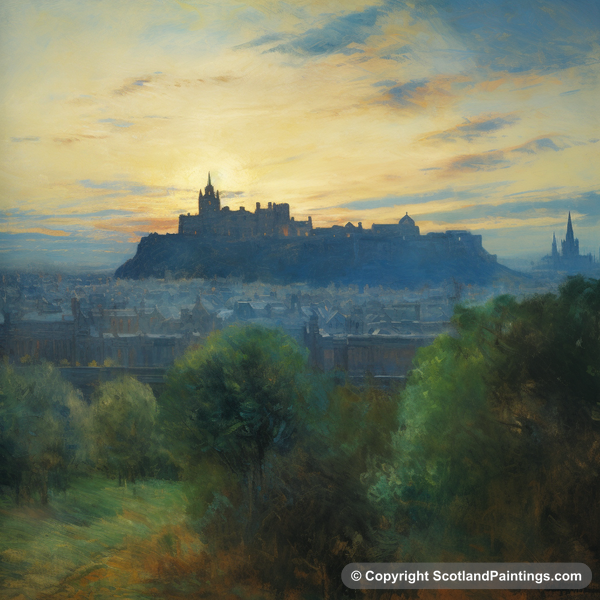 Painting - Edinburgh - Scottish Cities