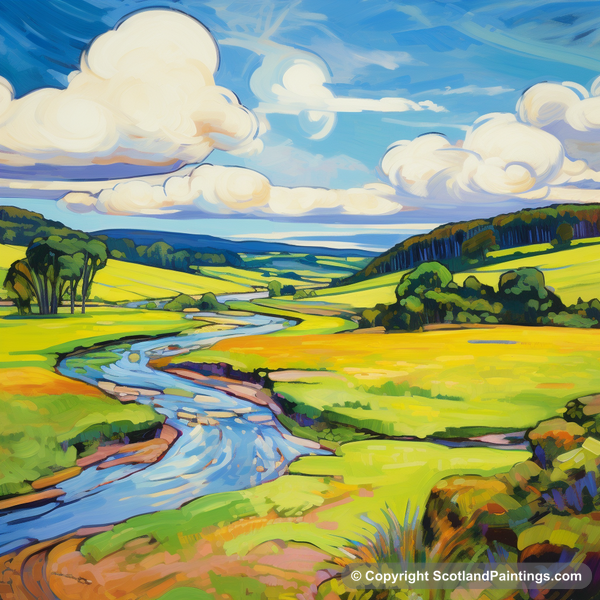 Painting - River Tweed - Scottish Rivers