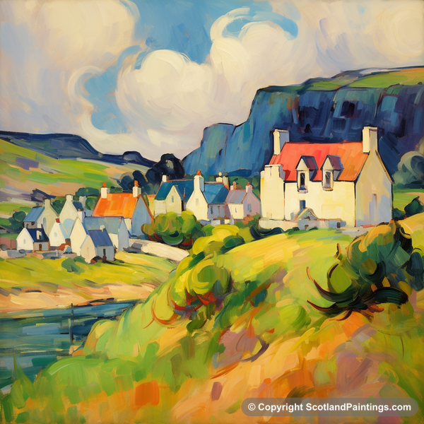 Painting - Cullen - Scottish Villages